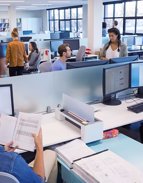 People in an office